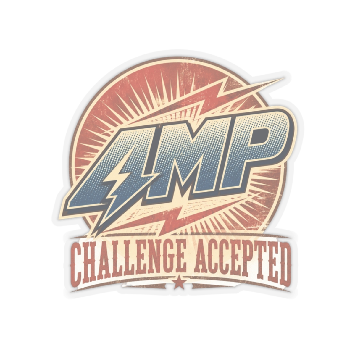 AMP "Challenge Accepted" Sticker